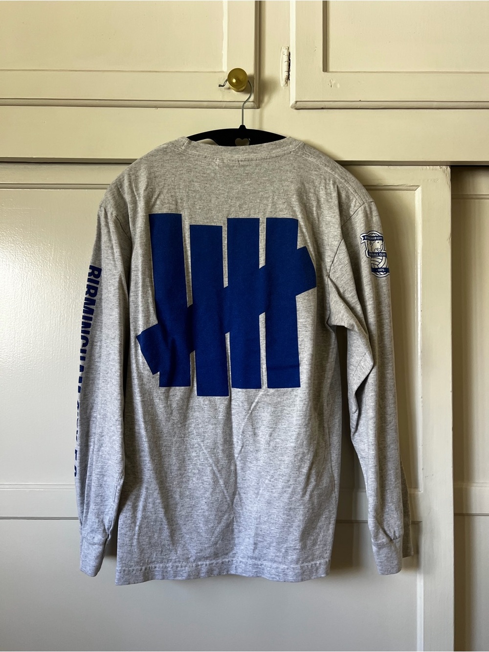 Undefeated Long Sleeve Crewneck Shirt - Heather Gray with Birmingham City